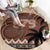 Personalised Bula Fiji 679 Round Carpet Fijian Tagimoucia Masi Tapa Art