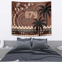 Personalised Bula Fiji 679 Tapestry Fijian Tagimoucia Masi Tapa Art LT9 - Polynesian Pride