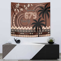 Personalised Bula Fiji 679 Tapestry Fijian Tagimoucia Masi Tapa Art LT9 - Polynesian Pride