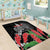 Personalised Samoa 685 Area Rug Teuila Flower With Black Samoan Tattoo