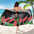 Personalised Samoa 685 Sarong Teuila Flower With Black Samoan Tattoo