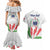 Personalised Samoa 685 Couples Matching Mermaid Dress and Hawaiian Shirt Teuila Flower With White Samoan Tattoo