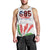 Personalised Samoa 685 Men Tank Top Teuila Flower With White Samoan Tattoo