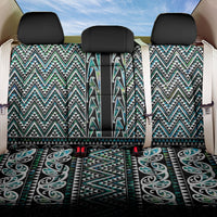 New Zealand Maori Niho Taniwha Back Car Seat Cover Papua Shell - Mangopare Puhoro Pattern LT9 One Size Green - Polynesian Pride