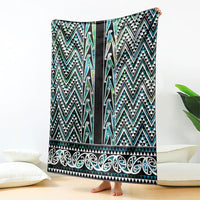 New Zealand Maori Niho Taniwha Blanket Papua Shell - Mangopare Puhoro Pattern LT9 - Polynesian Pride