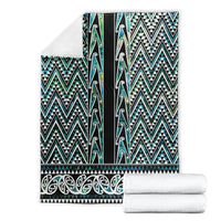 New Zealand Maori Niho Taniwha Blanket Papua Shell - Mangopare Puhoro Pattern LT9 - Polynesian Pride