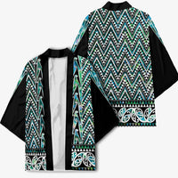 New Zealand Maori Niho Taniwha Kimono Papua Shell - Mangopare Puhoro Pattern LT9 - Polynesian Pride