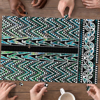 New Zealand Maori Niho Taniwha Puzzle Papua Shell - Mangopare Puhoro Pattern LT9 - Polynesian Pride