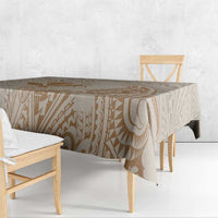 Hawaii Monk Seal and Map Tablecloth Polynesian Kanaka Maoli Beige Vibe LT9 - Polynesian Pride