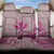 Hawaii Monk Seal and Map Back Car Seat Cover Polynesian Kanaka Maoli Pink Vibe