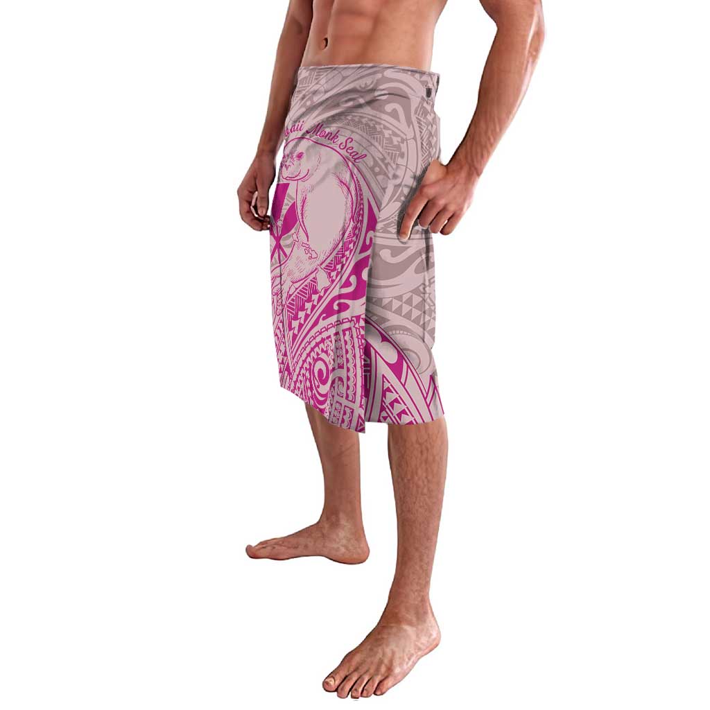 Hawaii Monk Seal and Map Lavalava Polynesian Kanaka Maoli Pink Vibe LT9 - Polynesian Pride