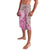 Hawaii Monk Seal and Map Lavalava Polynesian Kanaka Maoli Pink Vibe