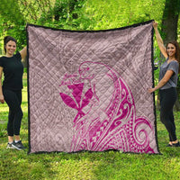 Hawaii Monk Seal and Map Quilt Polynesian Kanaka Maoli Pink Vibe LT9 - Polynesian Pride