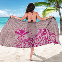 Hawaii Monk Seal and Map Sarong Polynesian Kanaka Maoli Pink Vibe LT9 - Polynesian Pride