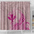 Hawaii Monk Seal and Map Shower Curtain Polynesian Kanaka Maoli Pink Vibe