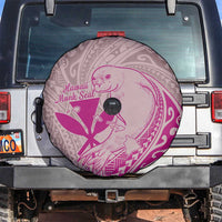 Hawaii Monk Seal and Map Spare Tire Cover Polynesian Kanaka Maoli Pink Vibe LT9 Pink - Polynesian Pride