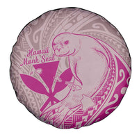 Hawaii Monk Seal and Map Spare Tire Cover Polynesian Kanaka Maoli Pink Vibe LT9 - Polynesian Pride