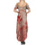 Hawaii Monk Seal and Map Family Matching Summer Maxi Dress and Hawaiian Shirt Polynesian Kanaka Maoli Red Vibe