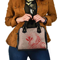 Hawaii Monk Seal and Map Shoulder Handbag Polynesian Kanaka Maoli Red Vibe LT9 - Polynesian Pride