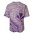 Hawaii Monk Seal and Map Baseball Jersey Polynesian Kanaka Maoli Violet Vibe