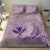 Hawaii Monk Seal and Map Bedding Set Polynesian Kanaka Maoli Violet Vibe