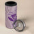 Hawaii Monk Seal and Map 4 in 1 Can Cooler Tumbler Polynesian Kanaka Maoli Violet Vibe