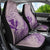 Hawaii Monk Seal and Map Car Seat Cover Polynesian Kanaka Maoli Violet Vibe