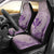 Hawaii Monk Seal and Map Car Seat Cover Polynesian Kanaka Maoli Violet Vibe