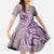 Hawaii Monk Seal and Map Family Matching Long Sleeve Bodycon Dress and Hawaiian Shirt Polynesian Kanaka Maoli Violet Vibe