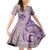 Hawaii Monk Seal and Map Family Matching Off Shoulder Short Dress and Hawaiian Shirt Polynesian Kanaka Maoli Violet Vibe