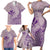 Hawaii Monk Seal and Map Family Matching Short Sleeve Bodycon Dress and Hawaiian Shirt Polynesian Kanaka Maoli Violet Vibe