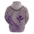 Hawaii Monk Seal and Map Hoodie Polynesian Kanaka Maoli Violet Vibe