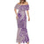 Hawaii Monk Seal and Map Mermaid Dress Polynesian Kanaka Maoli Violet Vibe