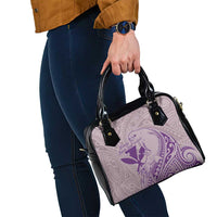Hawaii Monk Seal and Map Shoulder Handbag Polynesian Kanaka Maoli Violet Vibe LT9 - Polynesian Pride