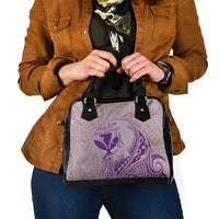 Hawaii Monk Seal and Map Shoulder Handbag Polynesian Kanaka Maoli Violet Vibe LT9 - Polynesian Pride