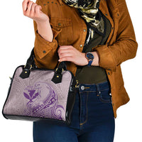 Hawaii Monk Seal and Map Shoulder Handbag Polynesian Kanaka Maoli Violet Vibe LT9 - Polynesian Pride