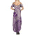 Hawaii Monk Seal and Map Summer Maxi Dress Polynesian Kanaka Maoli Violet Vibe