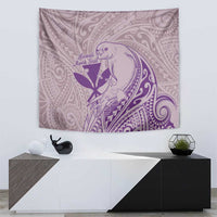 Hawaii Monk Seal and Map Tapestry Polynesian Kanaka Maoli Violet Vibe LT9 - Polynesian Pride