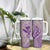 Hawaii Monk Seal and Map Tumbler With Handle Polynesian Kanaka Maoli Violet Vibe