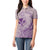 Hawaii Monk Seal and Map Women Polo Shirt Polynesian Kanaka Maoli Violet Vibe