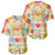 Kawaii Turtle Baseball Jersey Aloha Hibiscus Flowers