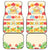 Kawaii Turtle Car Mats Aloha Hibiscus Flowers