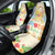 Kawaii Turtle Car Seat Cover Aloha Hibiscus Flowers