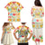 Kawaii Turtle Family Matching Puletasi and Hawaiian Shirt Aloha Hibiscus Flowers