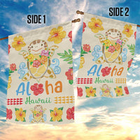 Kawaii Turtle Garden Flag Aloha Hibiscus Flowers LT9 - Polynesian Pride
