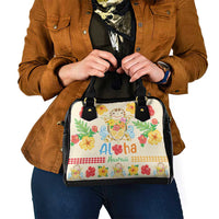 Kawaii Turtle Shoulder Handbag Aloha Hibiscus Flowers LT9 - Polynesian Pride