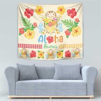 Kawaii Turtle Tapestry Aloha Hibiscus Flowers LT9 - Polynesian Pride