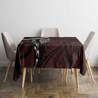 Polynesian Girl Tribal Tattoo Tablecloth Oxbood Vibe LT9 - Polynesian Pride