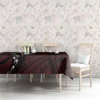Polynesian Girl Tribal Tattoo Tablecloth Oxbood Vibe LT9 - Polynesian Pride