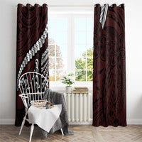 Polynesian Girl Tribal Tattoo Window Curtain Oxbood Vibe LT9 - Polynesian Pride